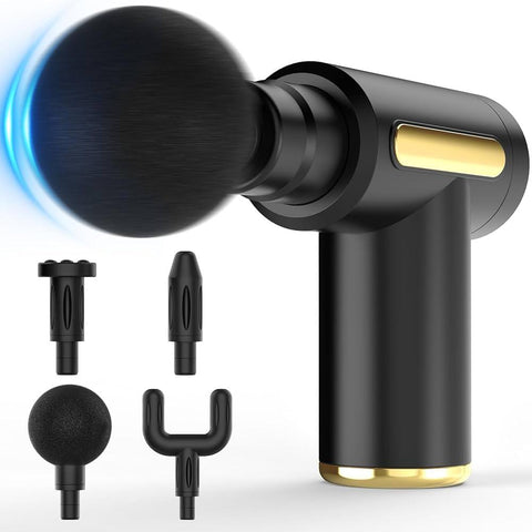 Professional Deep Tissue Massage Gun High Torque Muscle Relaxer Portable Ergonomic Design Ultra Compact Fashionable Perfect for Back Neck Day Gift Relieves Body Fatigue Improves Skin Smoothness